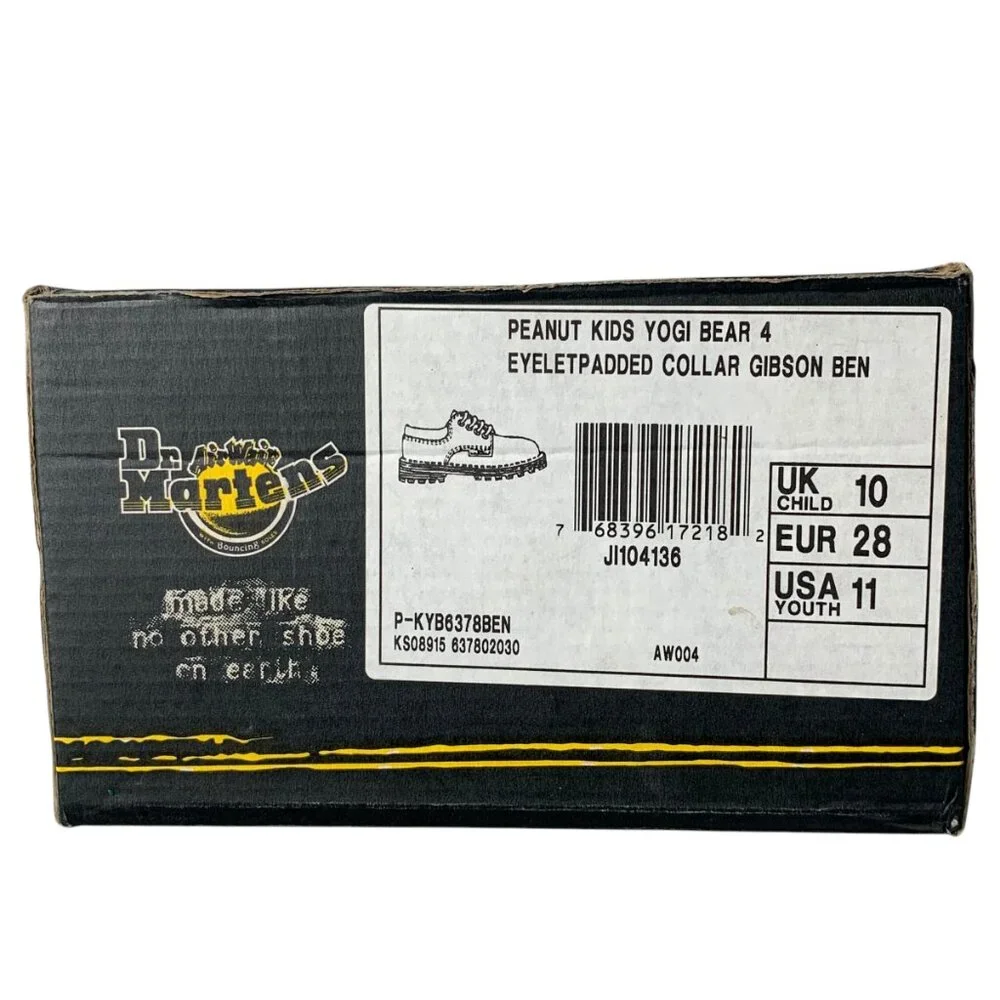 Y2K Dr Martens‎ Gibson Kids Made in England Brown Leather Oxfords
